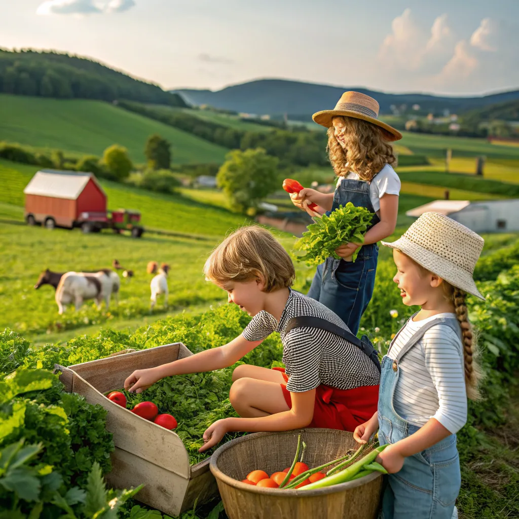 Children at Farm